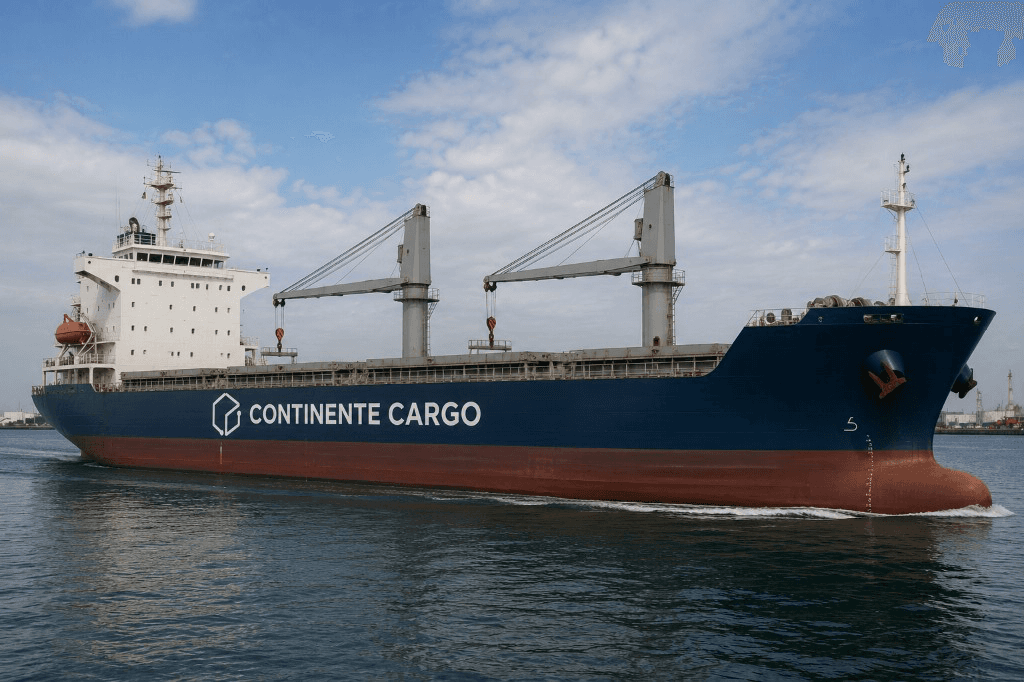 Continente Cargo container ship at port